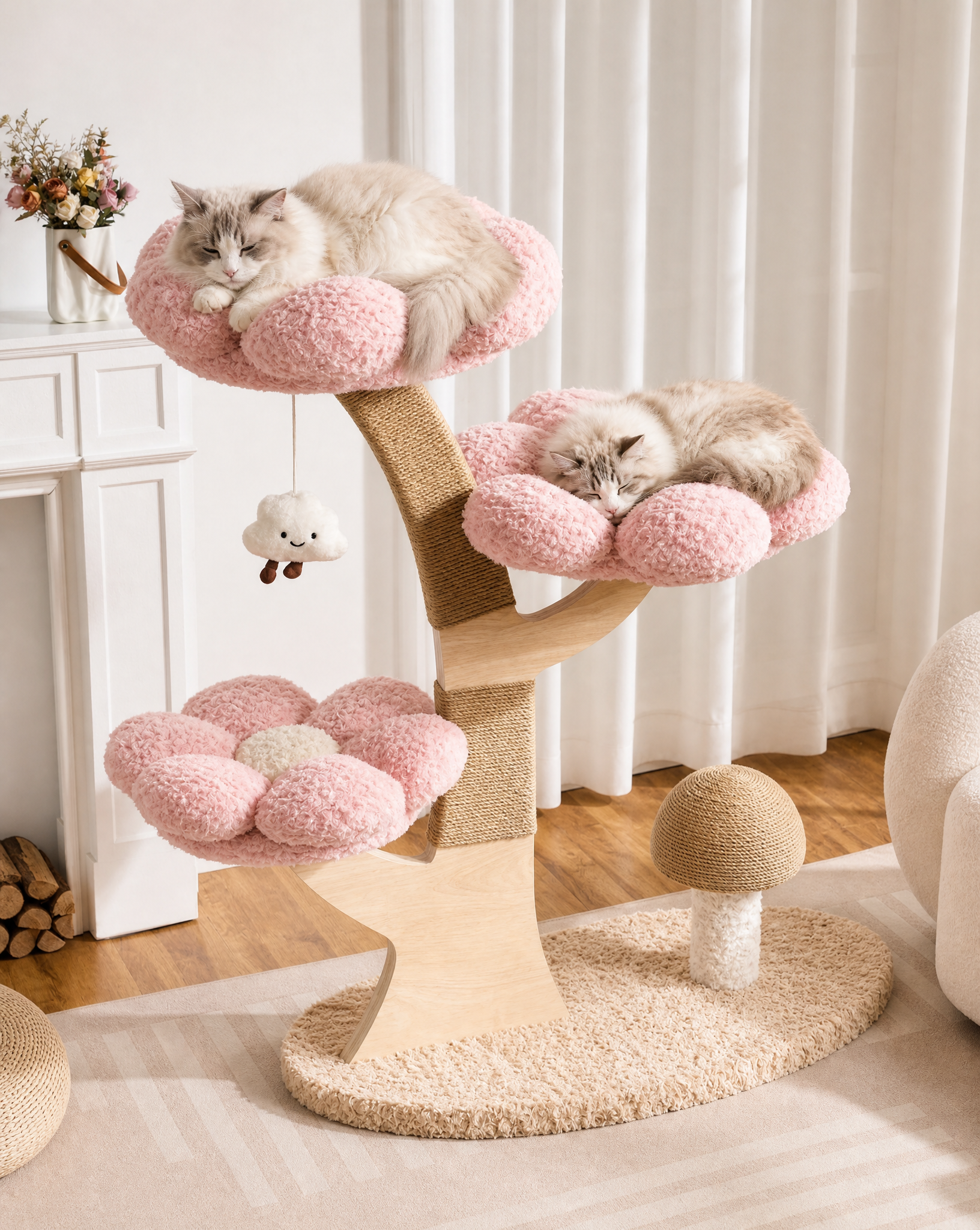 Cat Towers, Trees and Beds