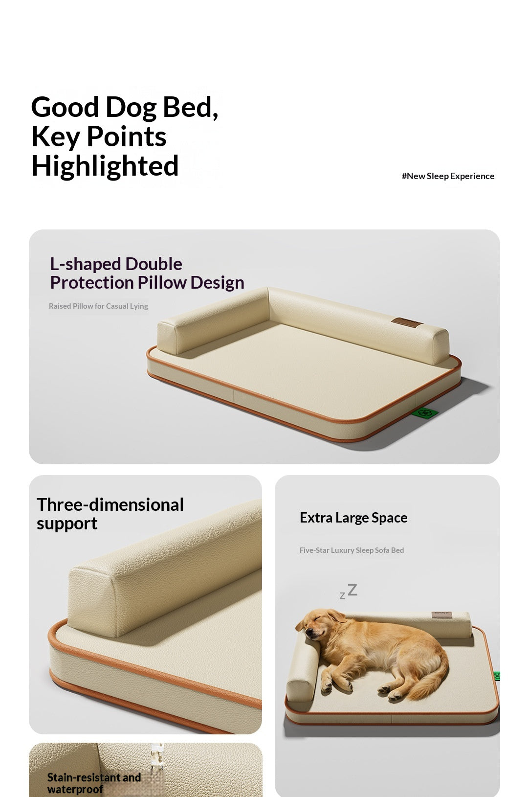 The Comfort Bed | 3D Egg Core | All Seasons | L, XL, 2XL