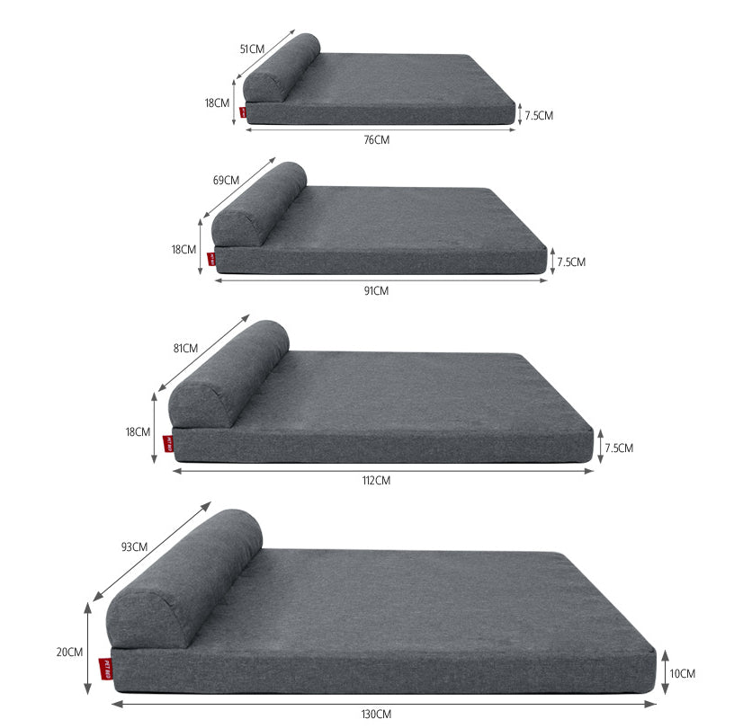 Orthopedic Dog Bed | 25D Memory Sponge | Waterproof & Removable Cover