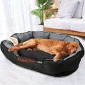 Waterproof Oxford Dog Bed with Removable Cushion | L & XL