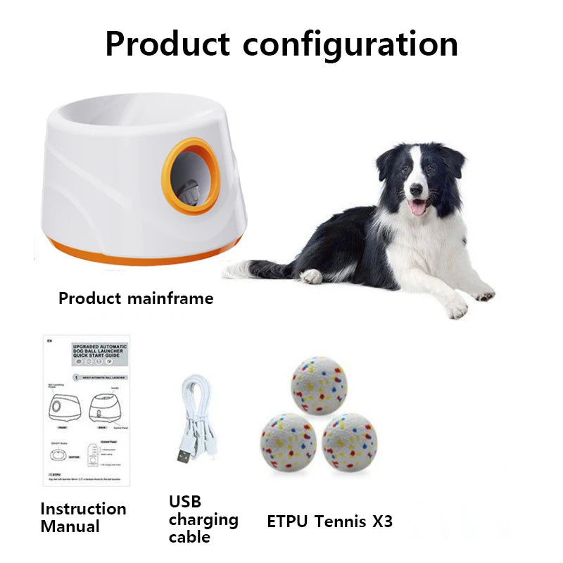 Automatic Ball Launcher for Dogs – Interactive Fetch Machine