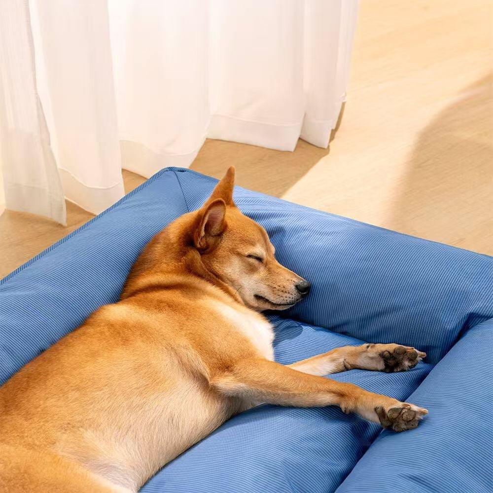 Waterproof Oxford Cloth Dog Bed — Tear-Resistant Full Surround Bolster
