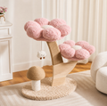 Space Capsule Cat Tree | Multi-Level Solid Wood Cat Tower 🐱