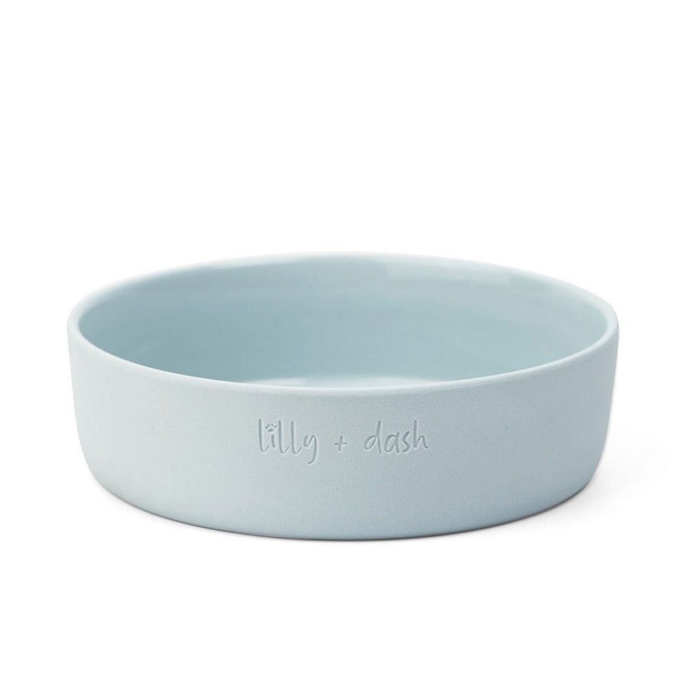 Lilly + Dash Ceramic Dog Bowl | Minimalist Design