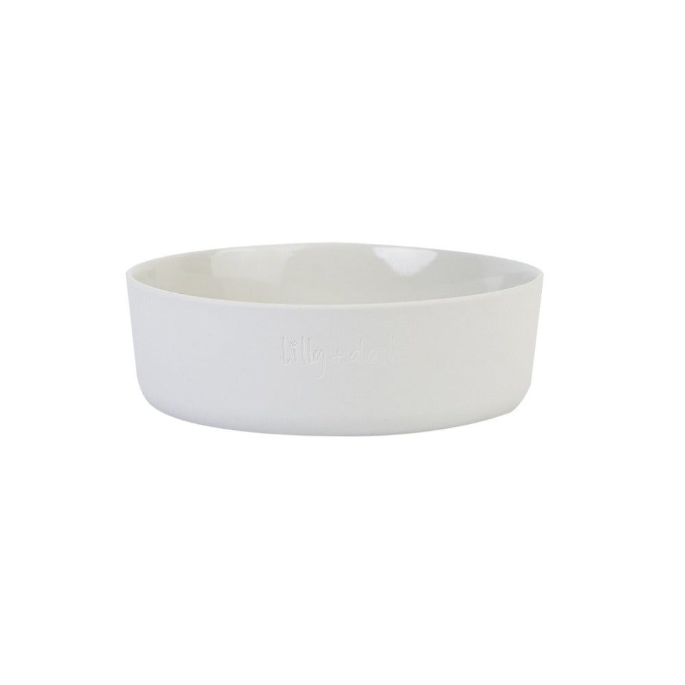 Lilly + Dash Ceramic Dog Bowl | Minimalist Design