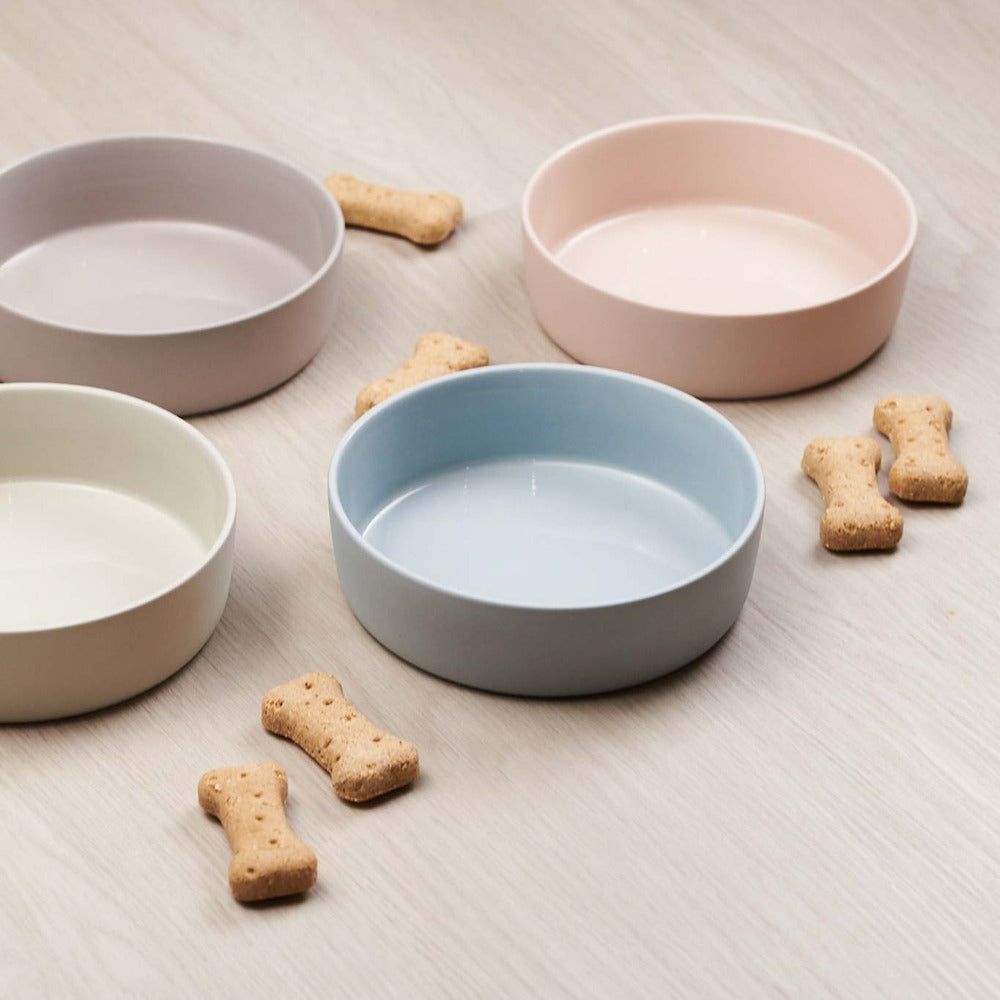 Lilly + Dash Ceramic Dog Bowl | Minimalist Design