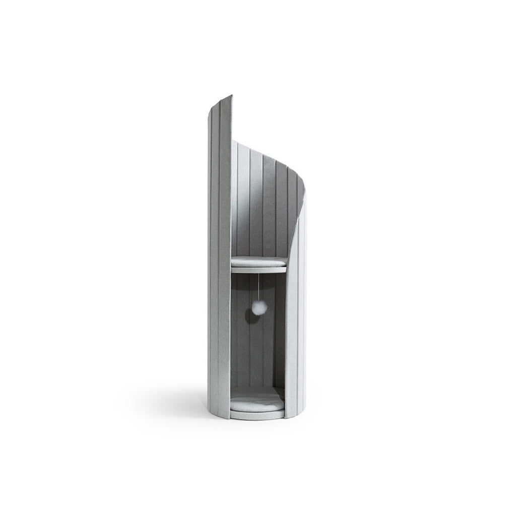 time-tower-modern-cat-tree-condo_grey_4 - Pet Centric