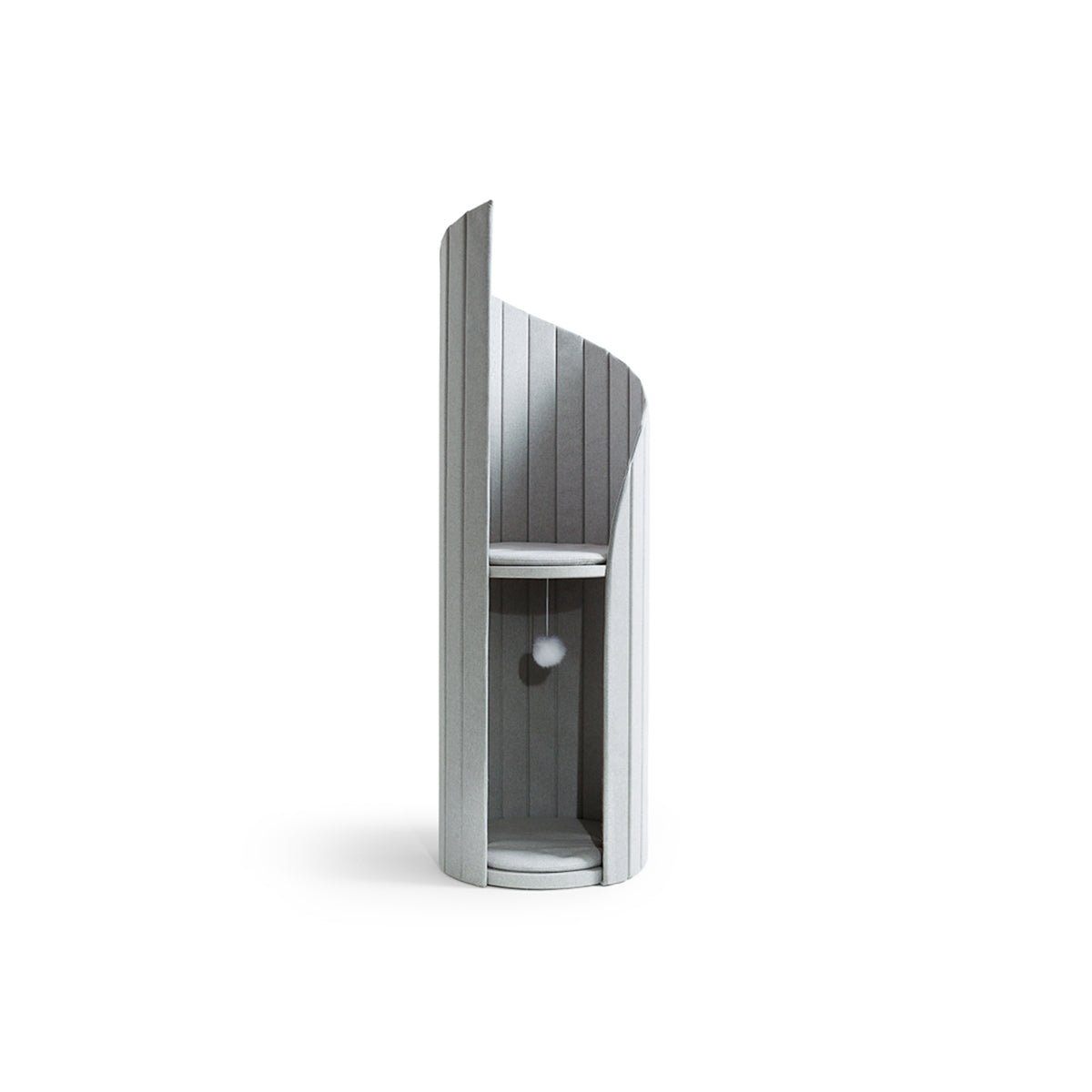 time-tower-modern-cat-tree-condo_grey_4 - Pet Centric
